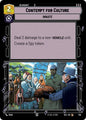 Star Wars Unlimited Secrets of Power Contempt for Culture (Foil) 756 Common Near Mint Foil