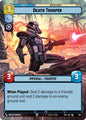 Star Wars Unlimited Secrets of Power Death Trooper (Hyperspace) 294 Common Near Mint
