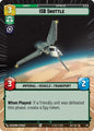 Star Wars Unlimited Secrets of Power ISB Shuttle (Hyperspace) 347 Common Near Mint