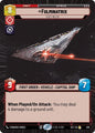 Star Wars Unlimited Secrets of Power Fulminatrix - Fleet Killer (Hyperspace) 406 Rare Near Mint