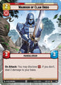 Star Wars Unlimited Secrets of Power Warrior of Clan Ordo (Hyperspace) 428 Common Near Mint