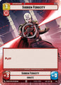 Star Wars Unlimited Secrets of Power Sudden Ferocity (Hyperspace) 440 Common Near Mint