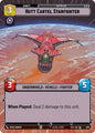 Star Wars Unlimited Secrets of Power Hutt Cartel Starfighter (Hyperspace) 504 Common Near Mint