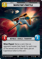 Star Wars Unlimited Secrets of Power Inspector's Shuttle (Hyperspace) 524 Common Near Mint