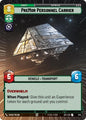 Star Wars Unlimited Secrets of Power PreMor Personnel Carrier (Hyperspace Foil) 845 Uncommon Near Mint Foil