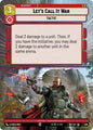 Star Wars Unlimited Secrets of Power Let's Call It War (Hyperspace Foil) 936 Common Near Mint Foil