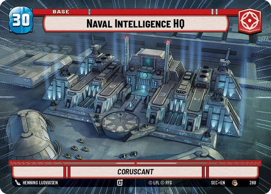 Star Wars Unlimited Secrets of Power Naval Intelligence HQ // Spy (Hyperspace) 288 // T03/T04 Common Near Mint
