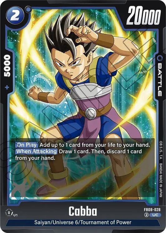 Dragon Ball Super: Fusion World Saiyan's Pride Cabba - FB08-028 FB08-028 Uncommon Near Mint
