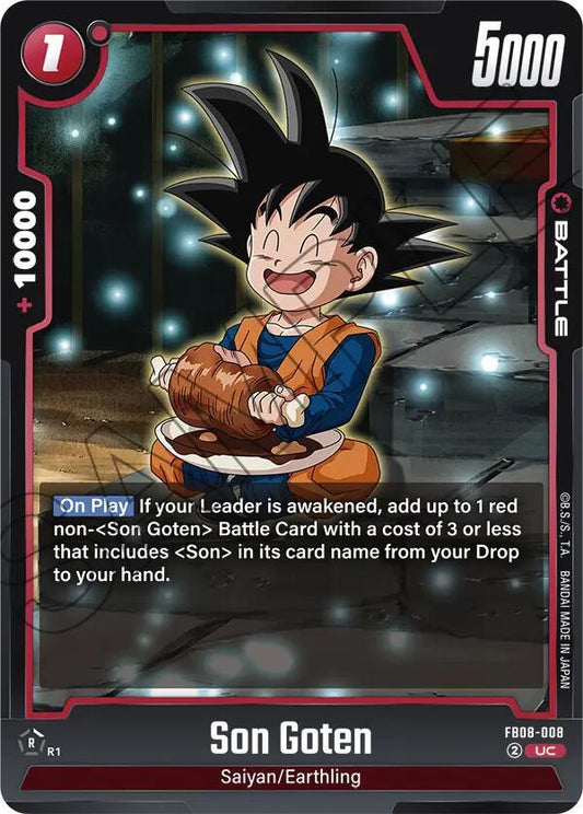 Dragon Ball Super: Fusion World Saiyan's Pride Son Goten - FB08-008 FB08-008 Uncommon Near Mint