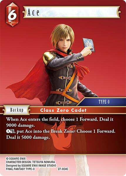 Final Fantasy TCG Journey of Discovery Ace 27-004C Common Near Mint