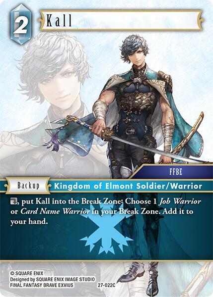 Final Fantasy TCG Journey of Discovery Kall 27-022C Common Near Mint