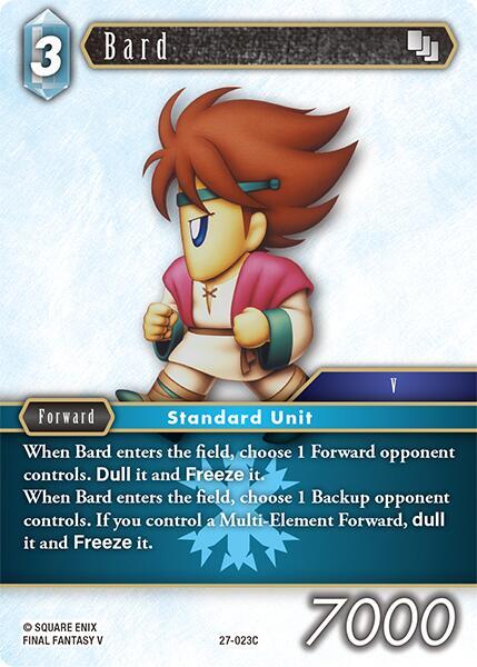 Final Fantasy TCG Journey of Discovery Bard 27-023C Common Near Mint
