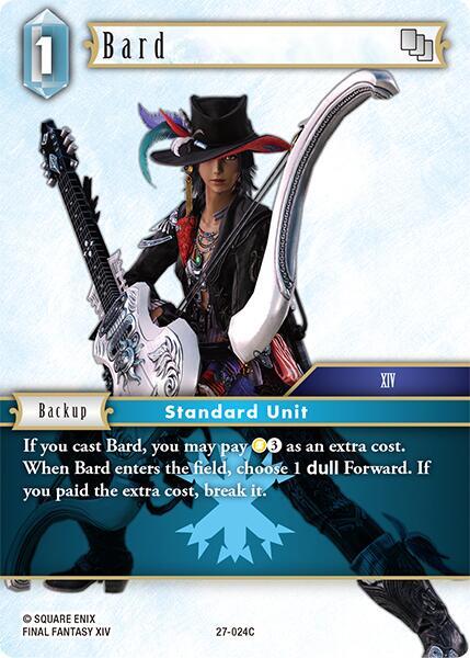 Final Fantasy TCG Journey of Discovery Bard (27-024C) 27-024C Common Near Mint