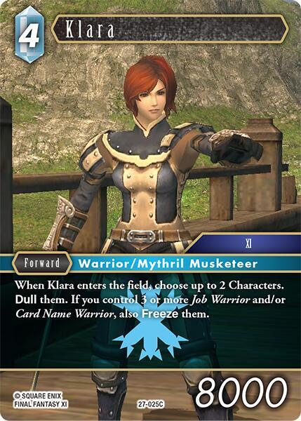 Final Fantasy TCG Journey of Discovery Klara 27-025C Common Near Mint