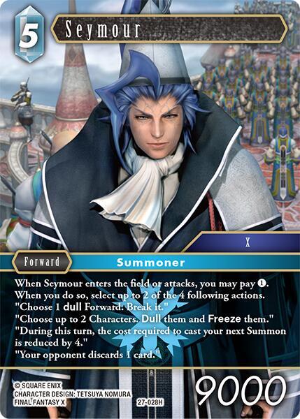 Final Fantasy TCG Journey of Discovery Seymour 27-028H Hero Near Mint
