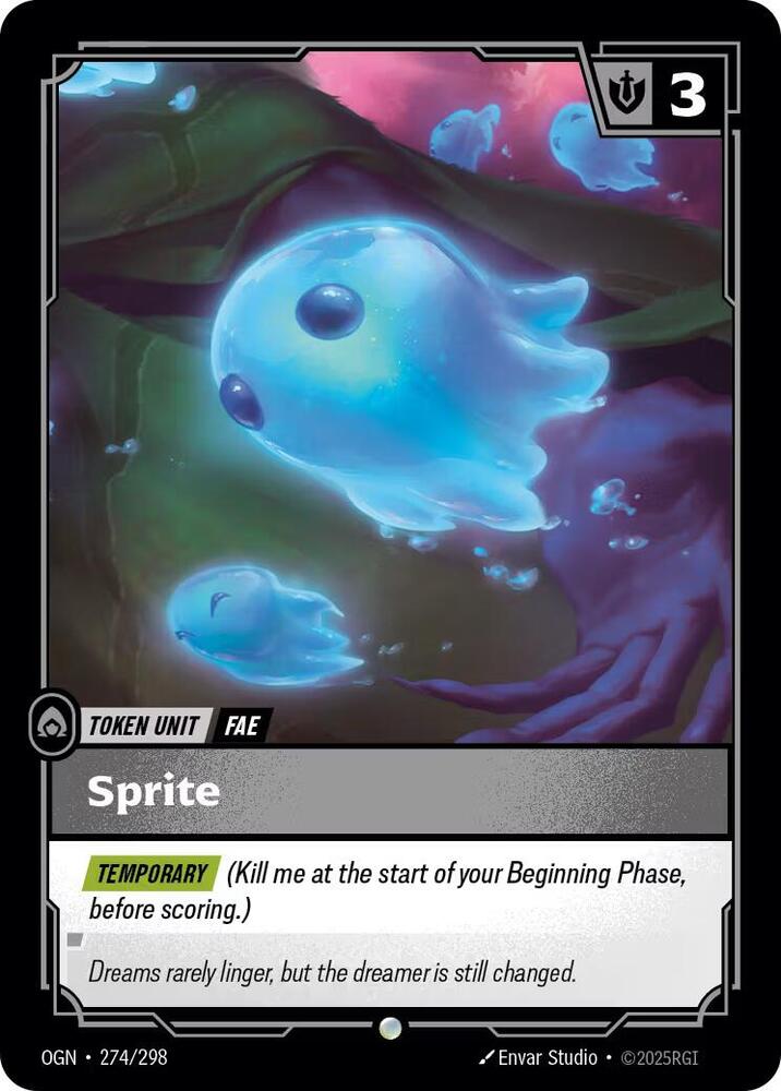 Riftbound: League of Legends Trading Card Game Origins Sprite (274) // Buff #274 Common Near Mint