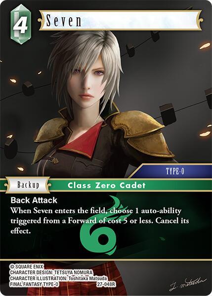 Final Fantasy TCG Journey of Discovery Seven 27-048R Rare Near Mint Foil