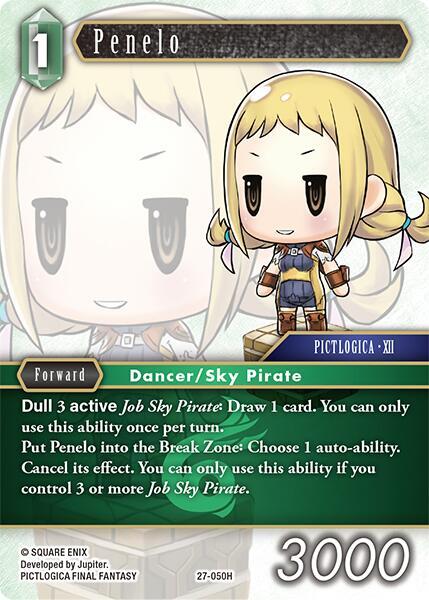 Final Fantasy TCG Journey of Discovery Penelo 27-050H Hero Near Mint