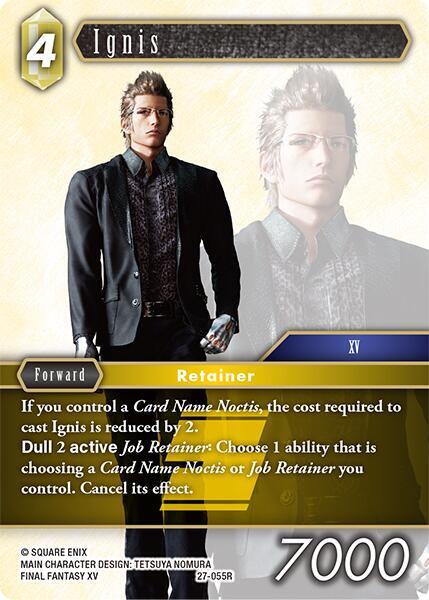Final Fantasy TCG Journey of Discovery Ignis 27-055R Rare Near Mint