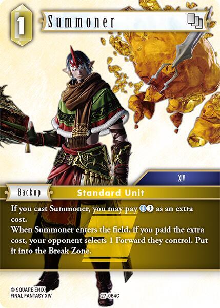 Final Fantasy TCG Journey of Discovery Summoner 27-064C Rare Near Mint