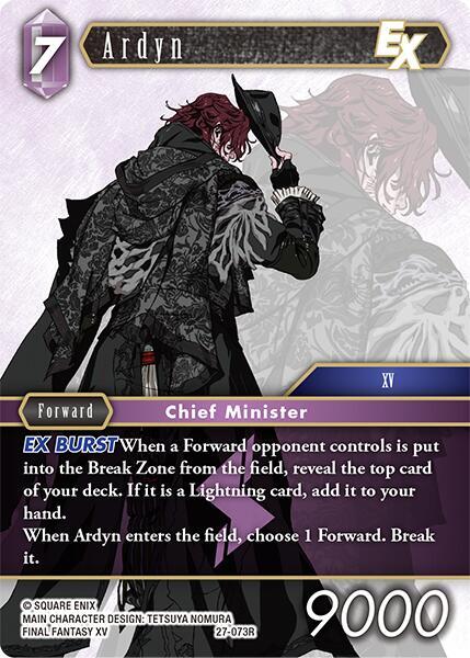Final Fantasy TCG Journey of Discovery Ardyn EX 27-073R Rare Near Mint