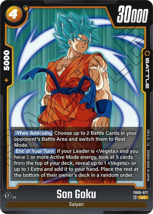Dragon Ball Super: Fusion World Saiyan's Pride Son Goku - FB08-077 FB08-077 Uncommon Near Mint