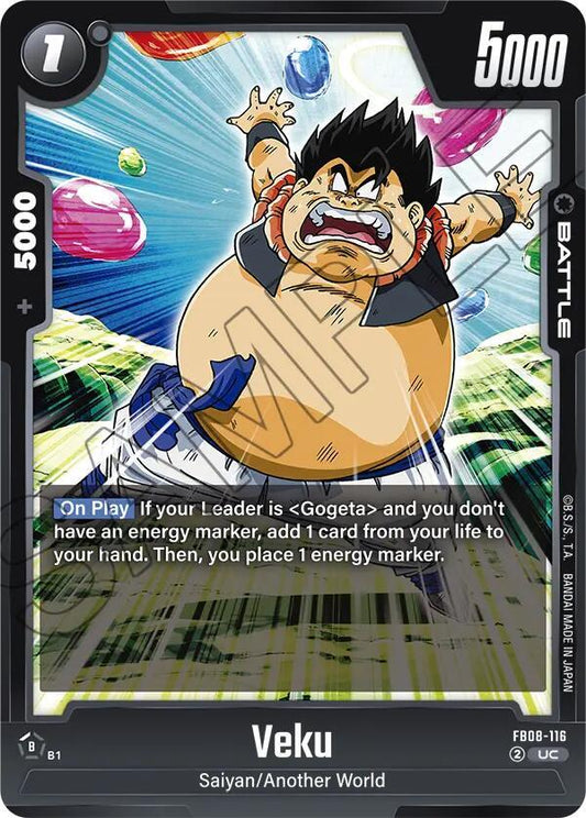Dragon Ball Super: Fusion World Saiyan's Pride Veku FB08-116 Uncommon Near Mint