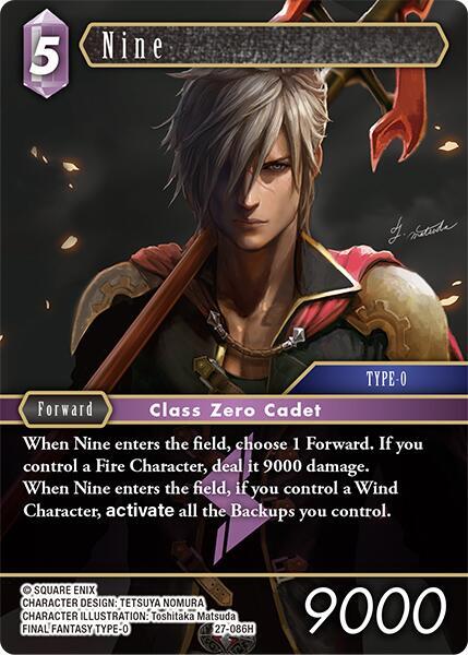 Final Fantasy TCG Journey of Discovery Nine 27-086H Hero Near Mint