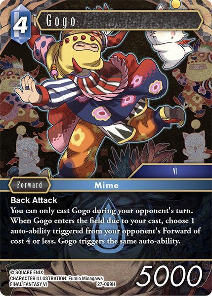 Final Fantasy TCG Journey of Discovery Gogo 27-099H Hero Near Mint