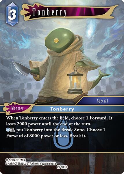 Final Fantasy TCG Journey of Discovery Tonberry 27-103C Common Near Mint
