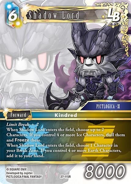 Final Fantasy TCG Journey of Discovery Shadow Lord LB 27-115R Rare Near Mint