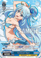 Weiss Schwarz KONOSUBA -God’s blessing on this wonderful world! Re:Edit Swimsuit Aqua KS/W75-E080 Uncommon Near Mint