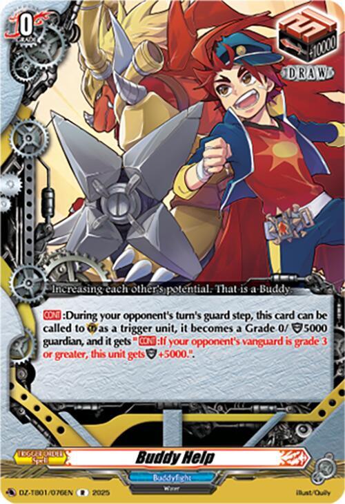 Cardfight Vanguard DZ-TB01: Future Card Buddyfight Buddy Help DZ-TB01/076EN R Near Mint
