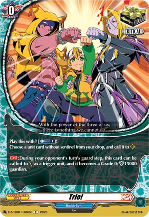 Cardfight Vanguard DZ-TB01: Future Card Buddyfight Trio! DZ-TB01/108EN C Near Mint