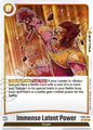 Dragon Ball Super: Fusion World Saiyan's Pride Immense Latent Power FB08-096 Uncommon Near Mint