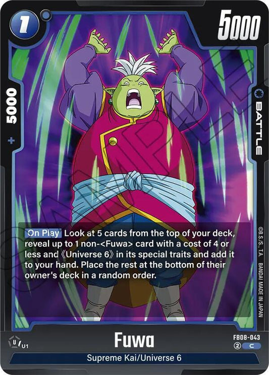 Dragon Ball Super: Fusion World Saiyan's Pride Fuwa FB08-043 Common Near Mint