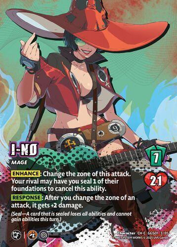 UniVersus GUILTY GEAR -STRIVE- I-NO GGS01 3/85 Common Near Mint Foil