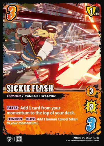 UniVersus GUILTY GEAR -STRIVE- SICKLE FLASH GGS01 13/85 Uncommon Near Mint