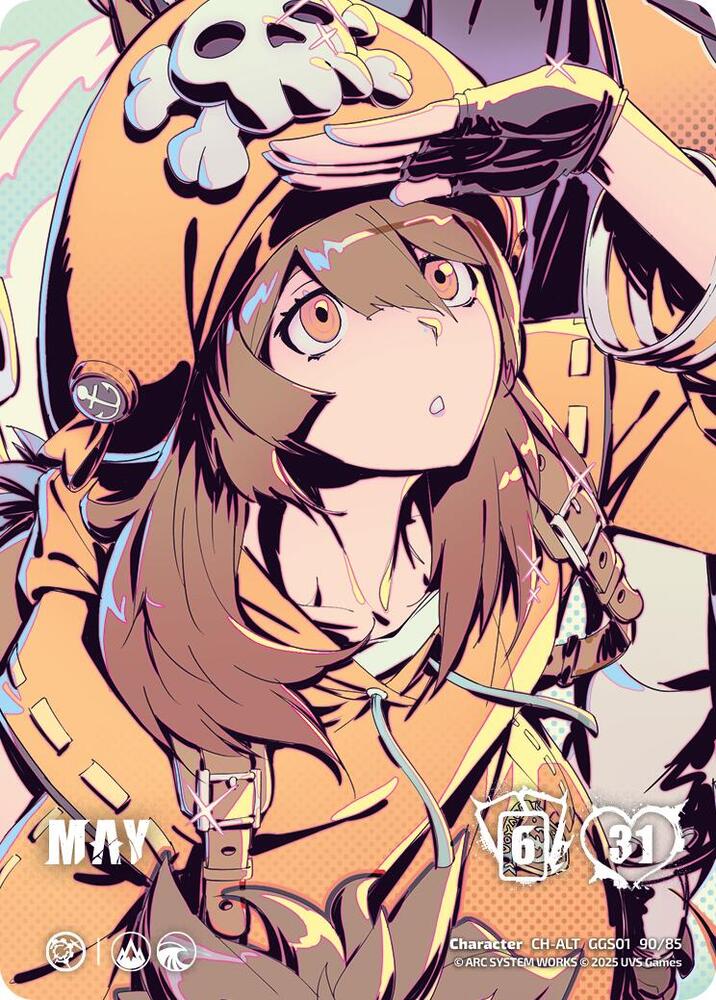 UniVersus GUILTY GEAR -STRIVE- MAY (Alternate Art) GGS01 90/85 Character Common Alternate Art Near Mint Foil