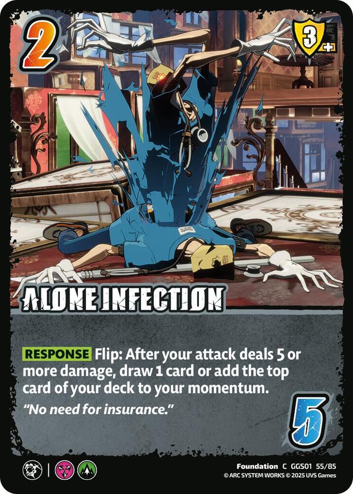 UniVersus GUILTY GEAR -STRIVE- ALONE INFECTION GGS01 55/85 Common Near Mint