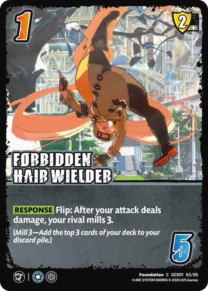 UniVersus GUILTY GEAR -STRIVE- FORBIDDEN HAIR WIELDER GGS01 63/85 Common Near Mint
