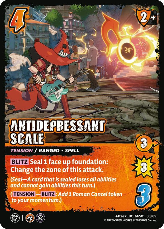 UniVersus GUILTY GEAR -STRIVE- ANTIDEPRESSANT SCALE GGS01 38/85 Uncommon Near Mint