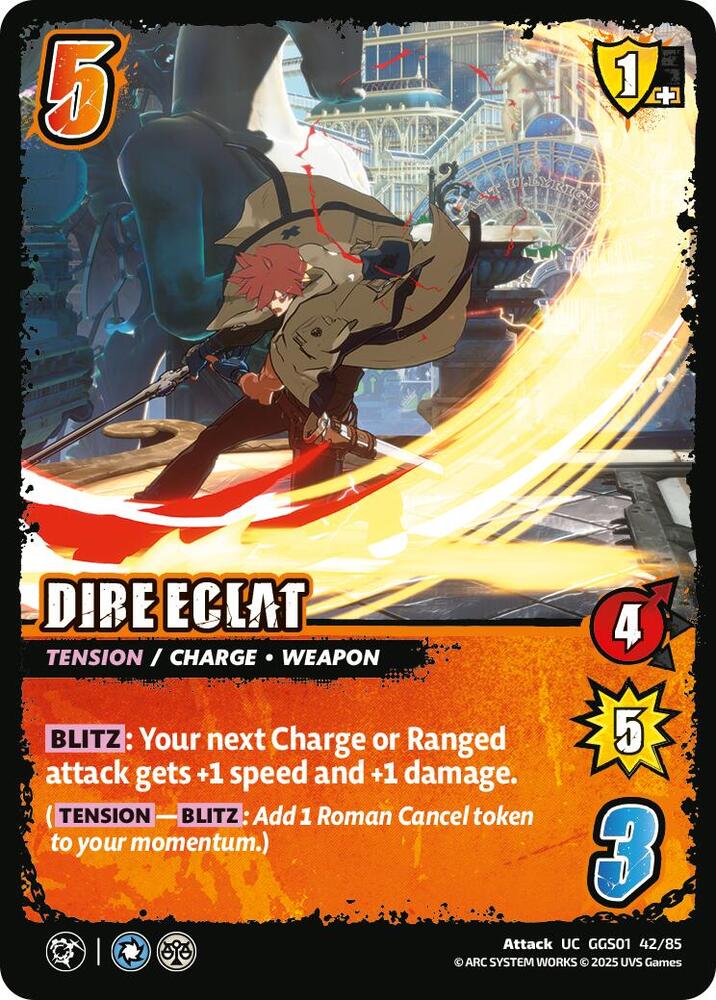 UniVersus GUILTY GEAR -STRIVE- DIRE ECLAT GGS01 42/85 Uncommon Near Mint