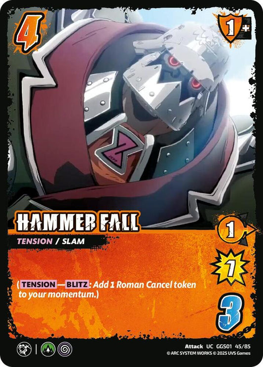 UniVersus GUILTY GEAR -STRIVE- HAMMER FALL GGS01 45/85 Uncommon Near Mint
