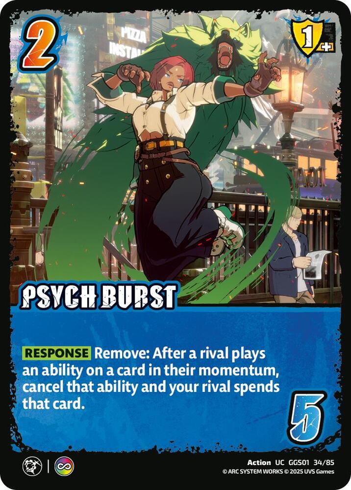 UniVersus GUILTY GEAR -STRIVE- PSYCH BURST GGS01 34/85 Uncommon Near Mint