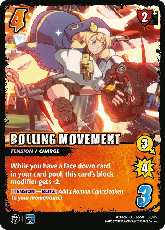 UniVersus GUILTY GEAR -STRIVE- ROLLING MOVEMENT GGS01 30/85 Uncommon Near Mint