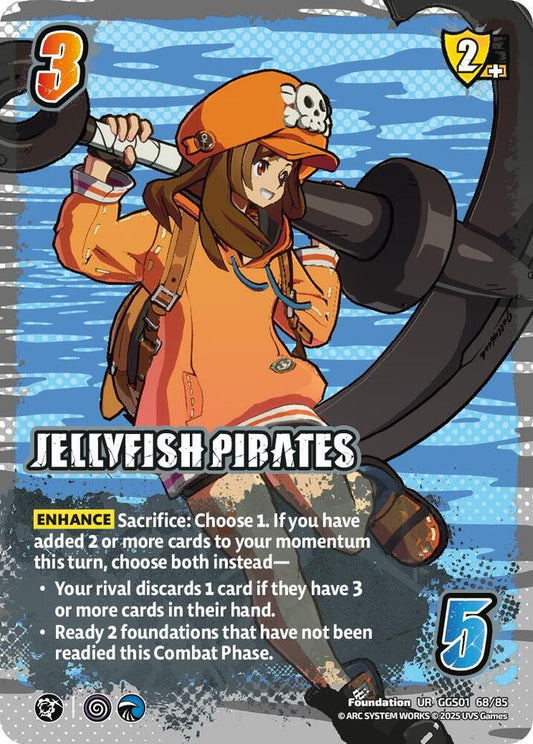 UniVersus GUILTY GEAR -STRIVE- JELLYFISH PIRATES GGS01 68/85 Ultra Rare Near Mint Foil