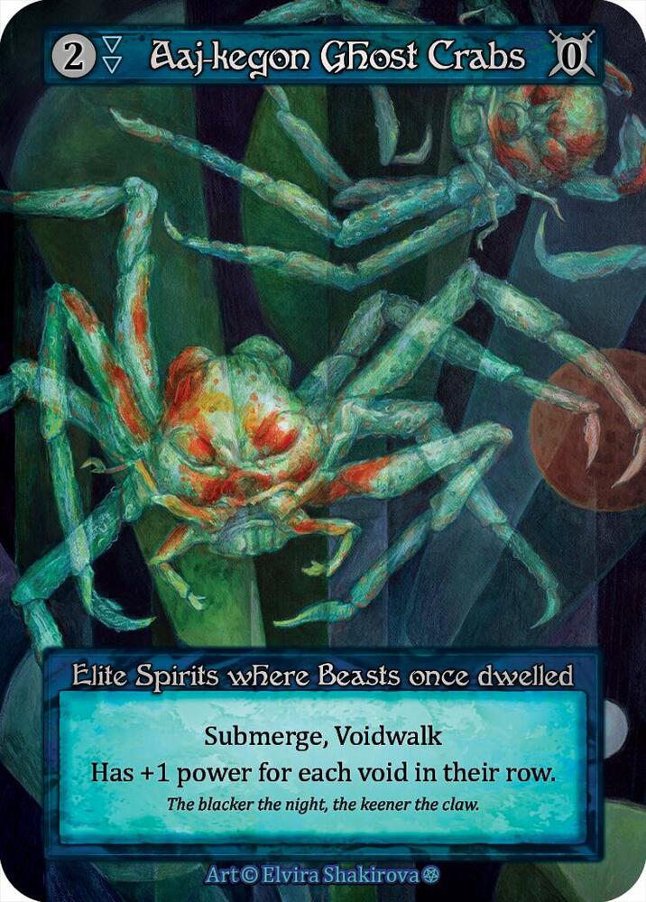 Sorcery: Contested Realm Gothic Aaj-kegon Ghost Crabs Elite Near Mint