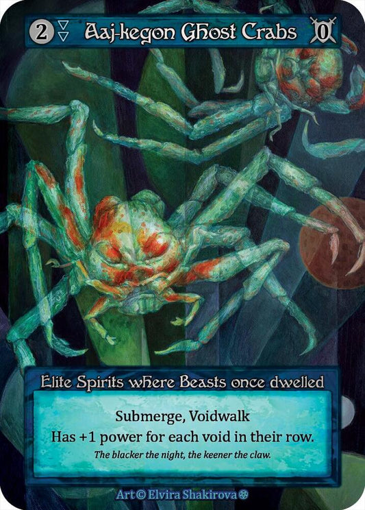 Sorcery: Contested Realm Gothic Aaj-kegon Ghost Crabs Elite Near Mint