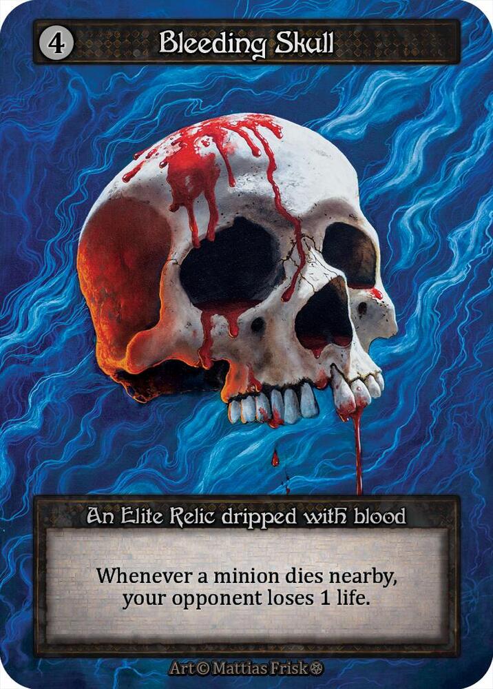 Sorcery: Contested Realm Gothic Bleeding Skull Elite Near Mint
